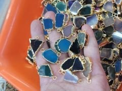 10 ADET MİX DOGAL TAŞ BİLEKLİK KOLYE UCU