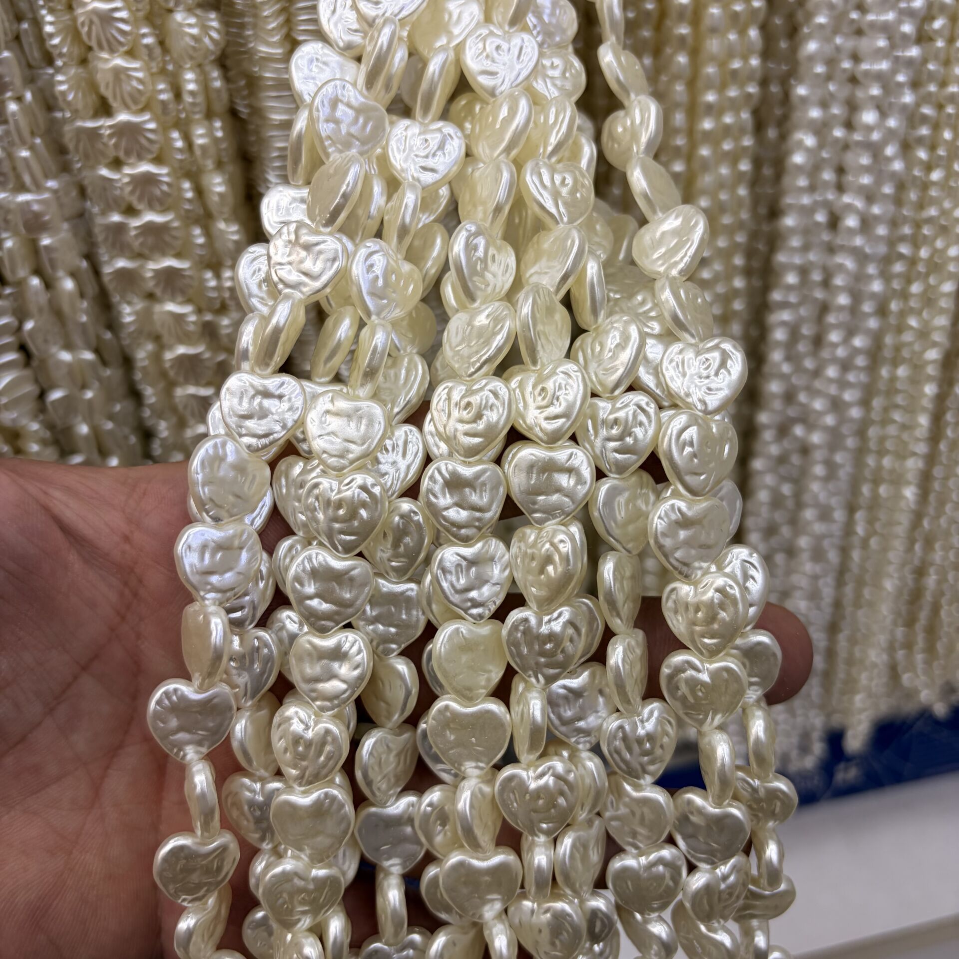Şekilli Lüks Plastik İnci 1 Dizi 35CM