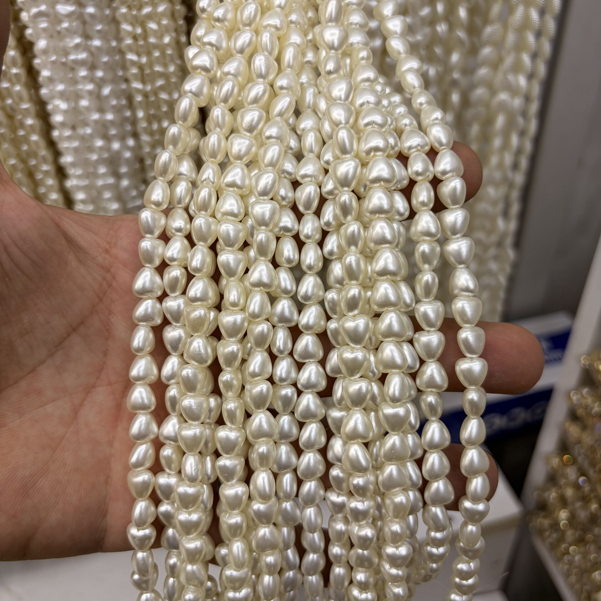 Şekilli Lüks Plastik İnci 1 Dizi 35CM