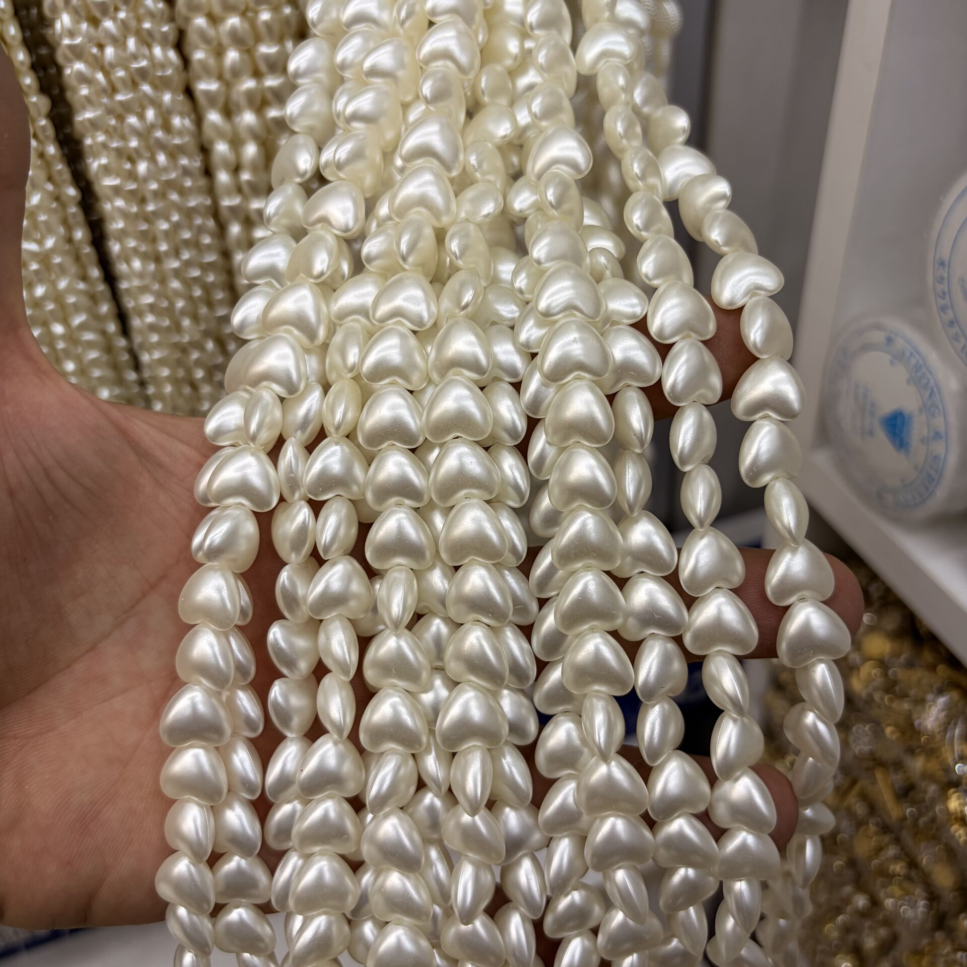 Şekilli Lüks Plastik İnci 1 Dizi 35CM