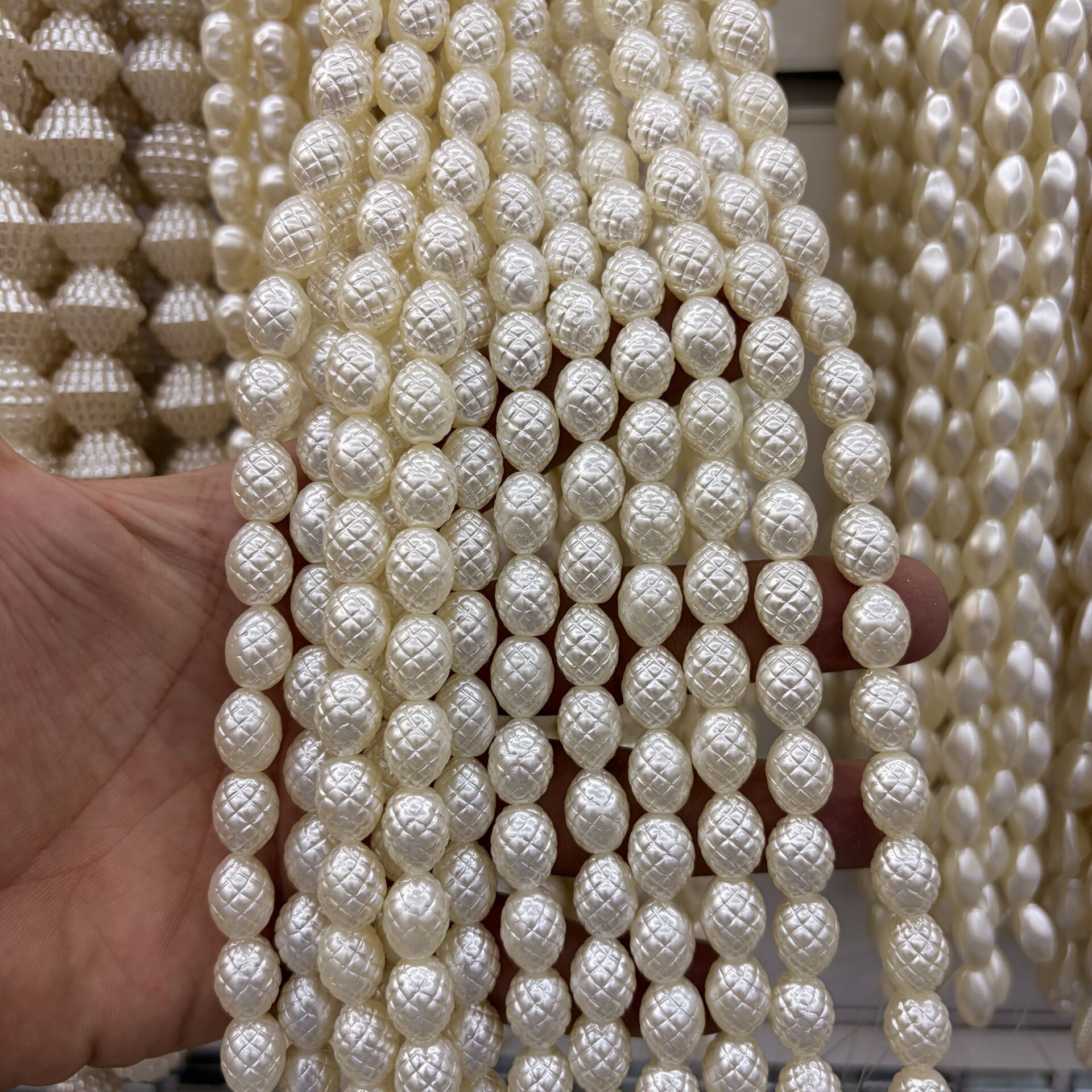 Şekilli Lüks Plastik İnci 1 Dizi 35CM