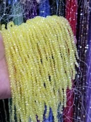 4MM BASIK KRİSTAL DİZİDE 125-140 ADET SARI