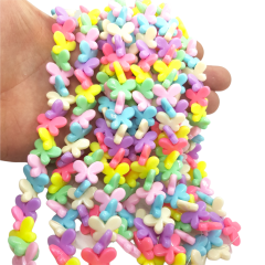 Plastik Renkli Kelebek Dizide 42 Adet
