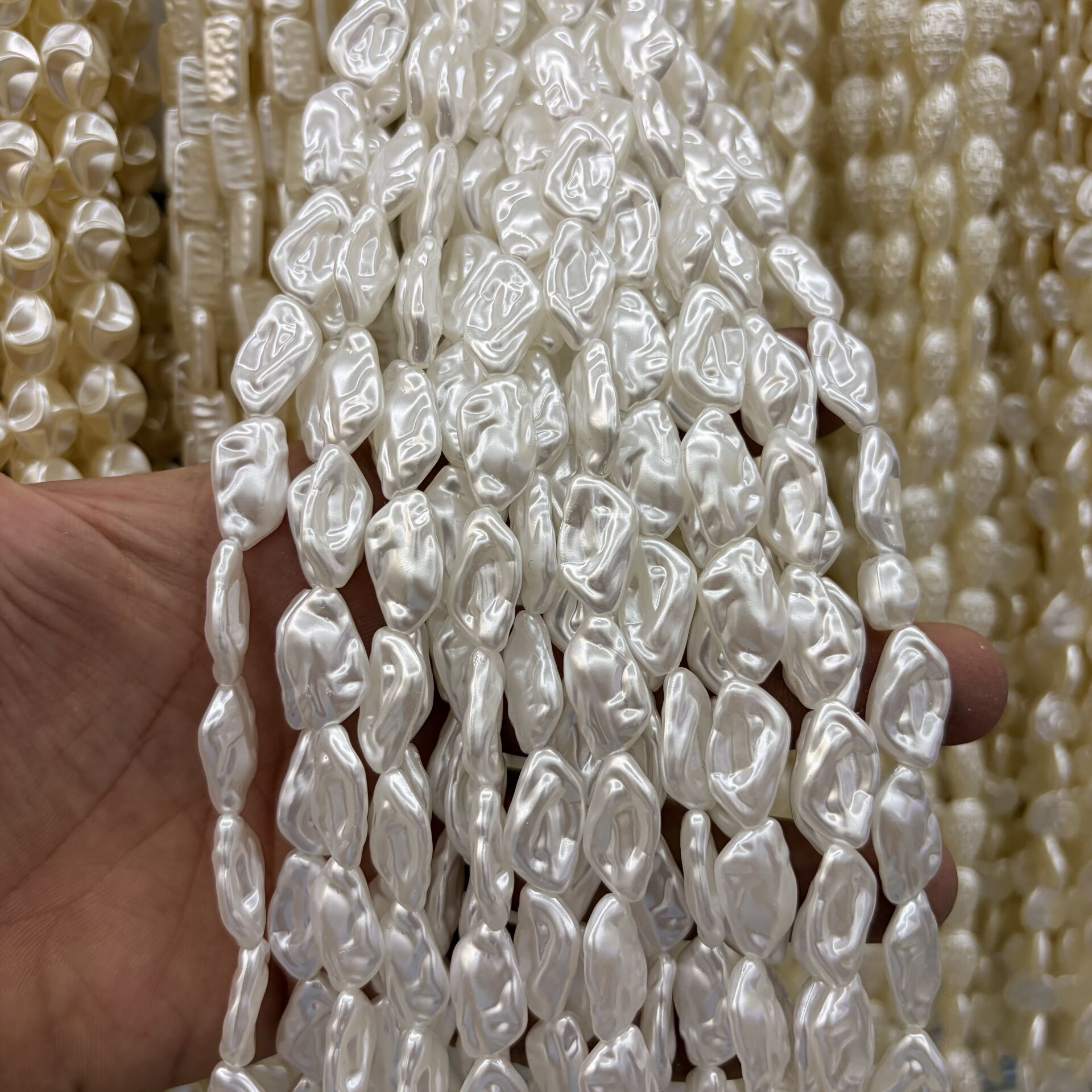 Şekilli Lüks Plastik İnci 1 Dizi 35CM