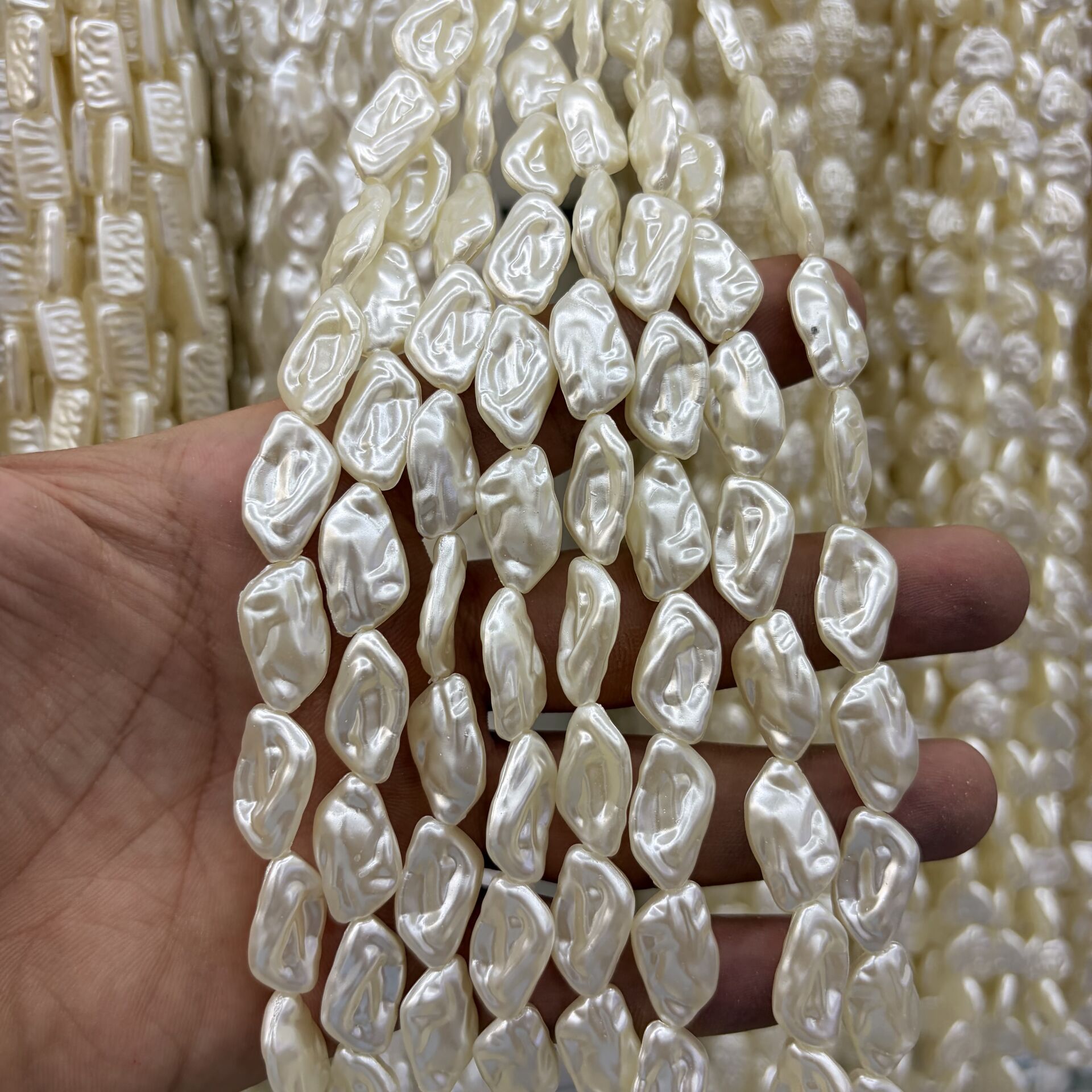 Şekilli Lüks Plastik İnci 1 Dizi 35CM