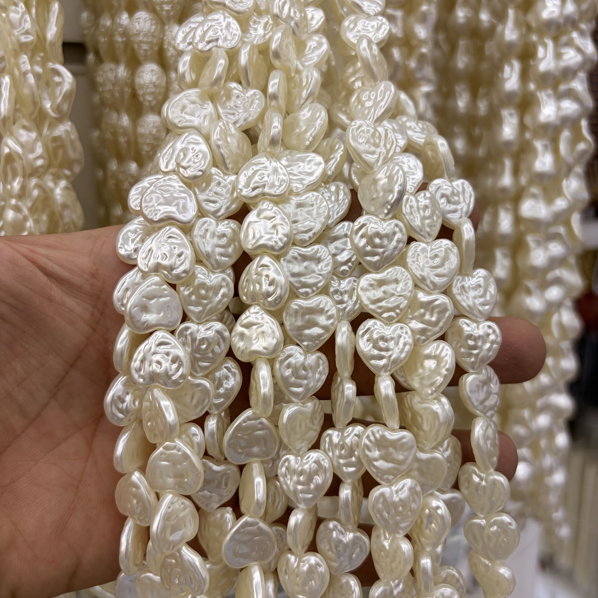 Şekilli Lüks Plastik İnci 1 Dizi 35CM