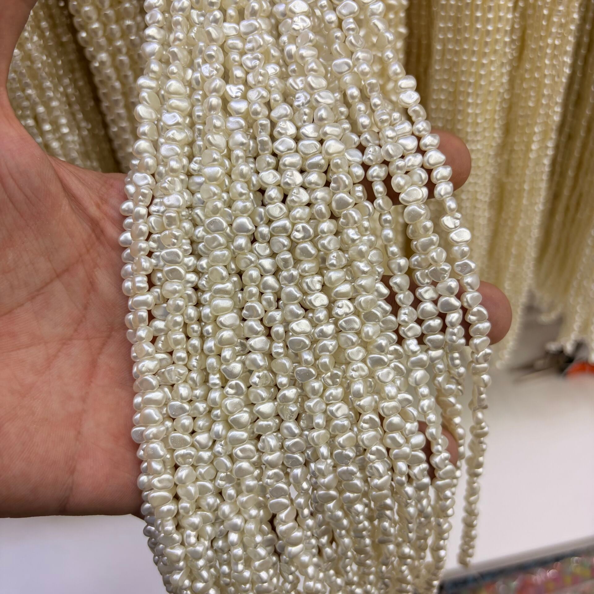 Şekilli Lüks Plastik İnci 1 Dizi 35CM
