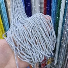 3MM Basık Mat Kristal Dizide 120-130 Adet Gri