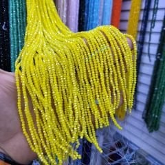 2MM Basık Mat Kristal Dizide 120-140 Adet Sarı