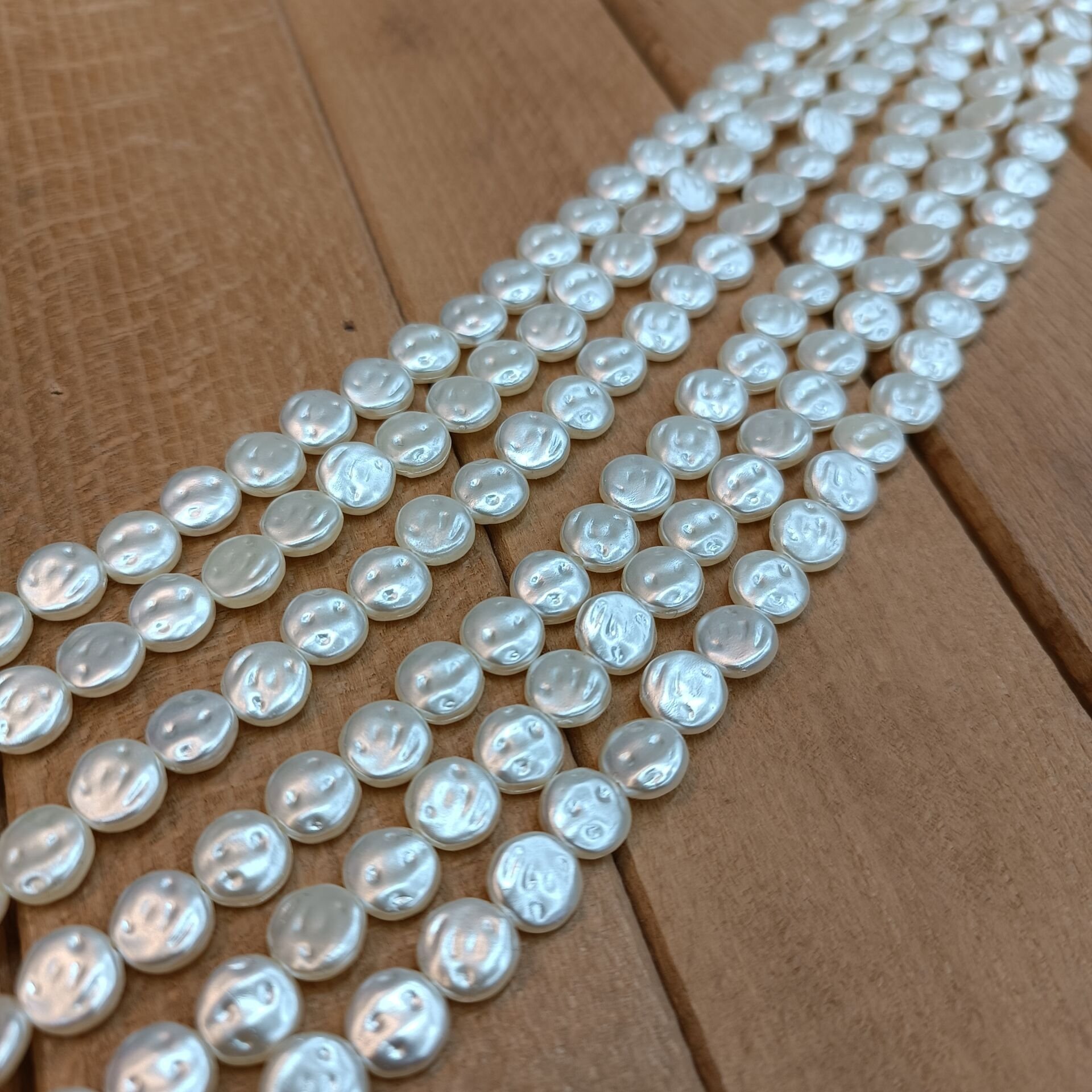 Şekilli İnci 1 Dizi 35CM Krem