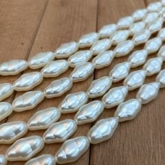 Şekilli İnci 1 Dizi 35CM Krem