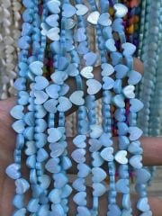 Parlak Renkli Sedef Dizi 35-40 CM 10mm kalp