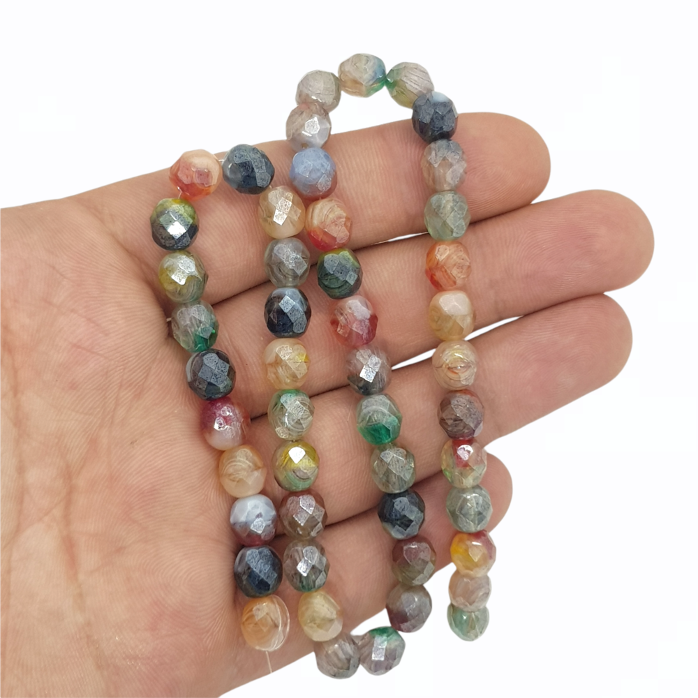 Çekoslavak Boncuk Dizide 50 Adet