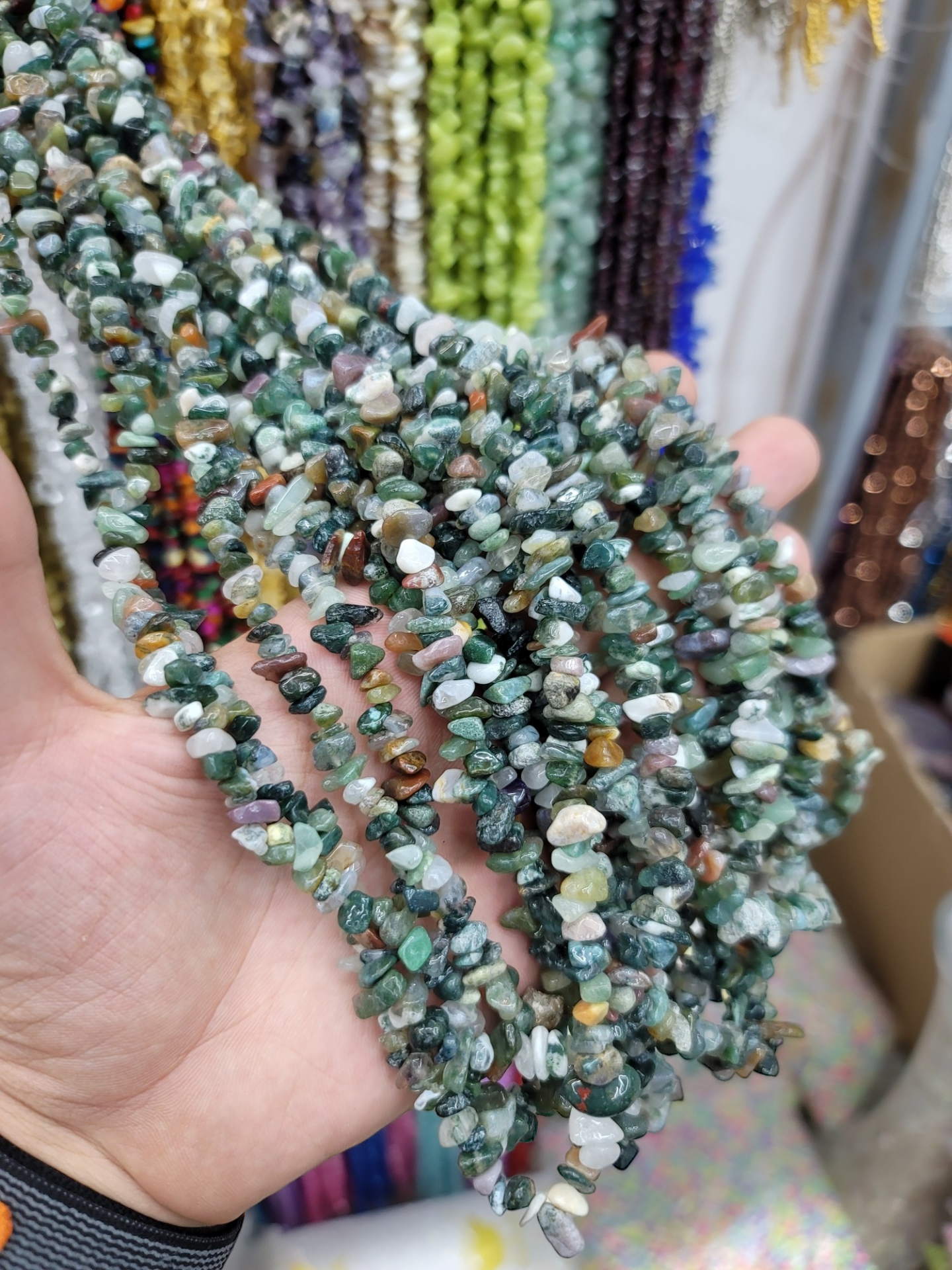 Doğal Kırık Taş Dizi 40cm 280-330 Adet